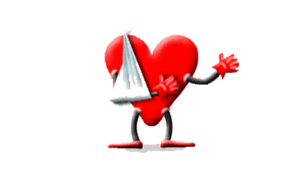 Gif animé coeur cassé